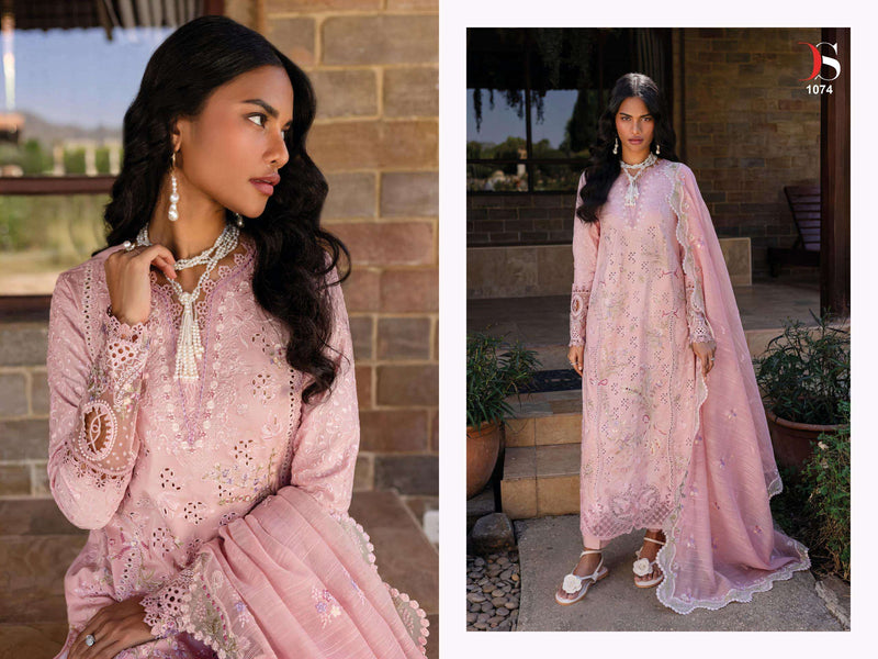 Deepsy Suits Rangrasiya Premium Lawn 25 Vol 2 Pure Cotton Embroidered Salwar Kameez