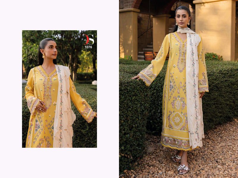 Deepsy Suits Rangrasiya Premium Lawn 25 Vol 2 Pure Cotton Embroidered Salwar Kameez
