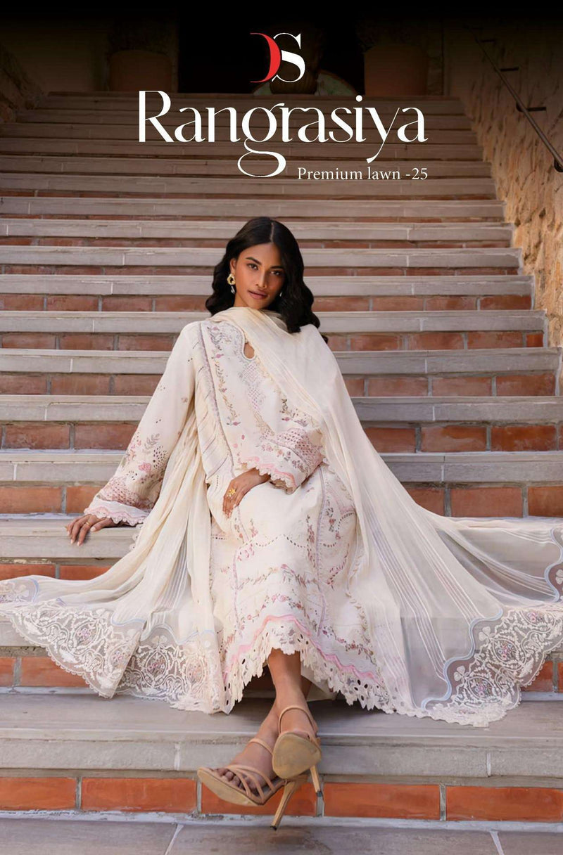 Deepsy Suits Rangrasiya Premium Lawn 25 Vol 2 Pure Cotton Embroidered Salwar Kameez