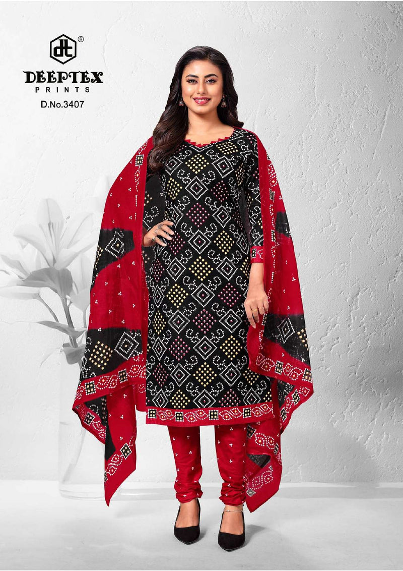 Deeptex Prints Classic Chunaris Vol 34 Pure Cotton Printed Casual Salwar Suit