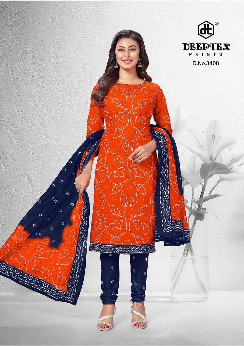 Deeptex Prints Classic Chunaris Vol 34 Pure Cotton Printed Casual Salwar Suit