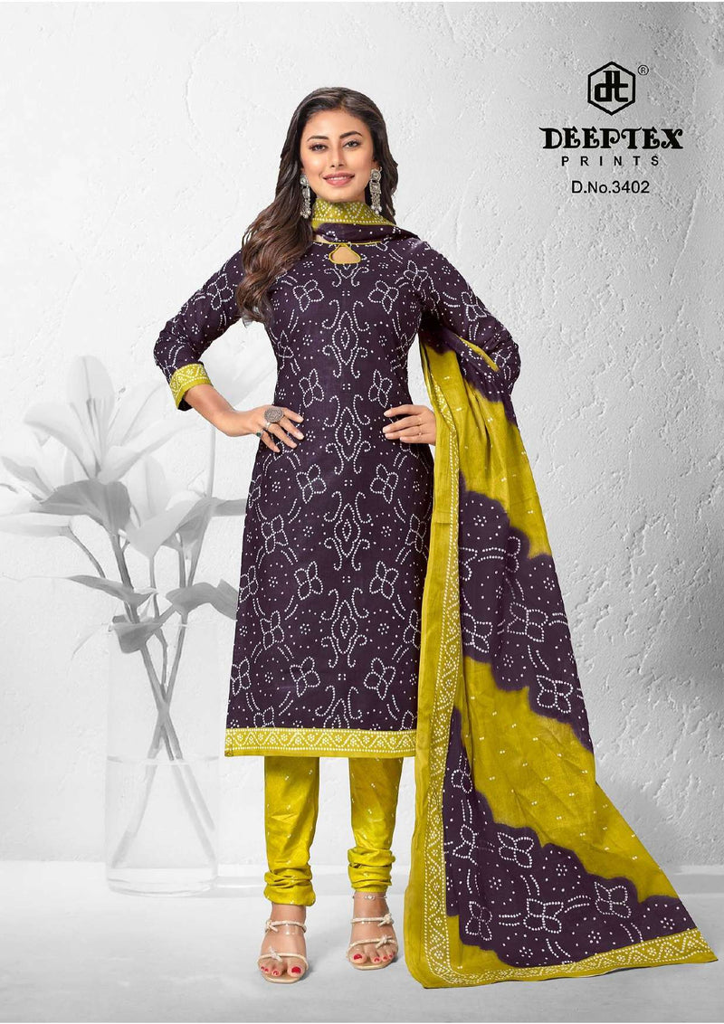 Deeptex Prints Classic Chunaris Vol 34 Pure Cotton Printed Casual Salwar Suit