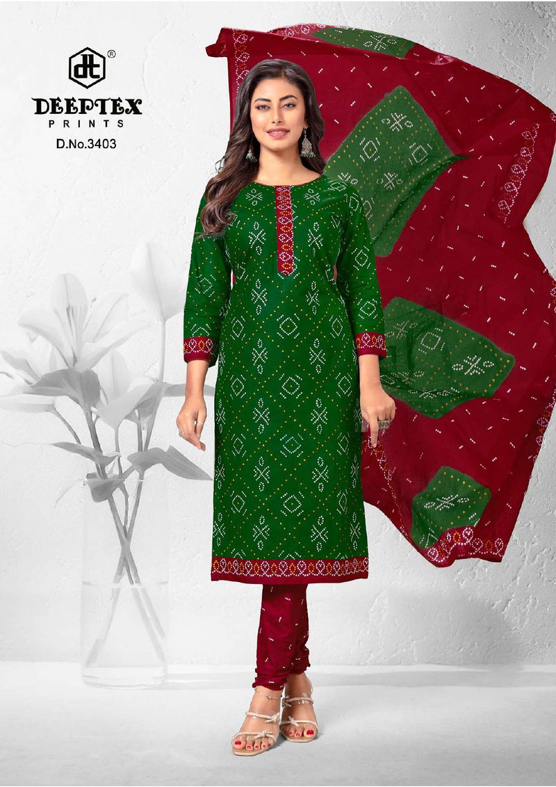 Deeptex Prints Classic Chunaris Vol 34 Pure Cotton Printed Casual Salwar Suit
