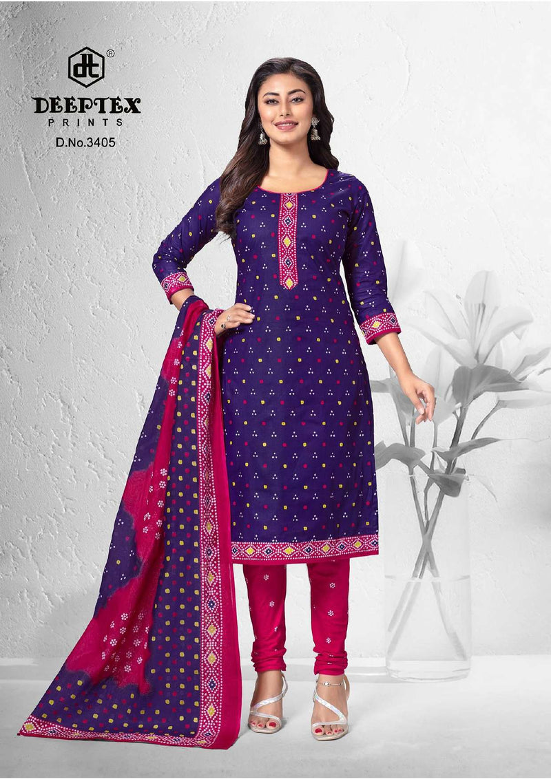 Deeptex Prints Classic Chunaris Vol 34 Pure Cotton Printed Casual Salwar Suit