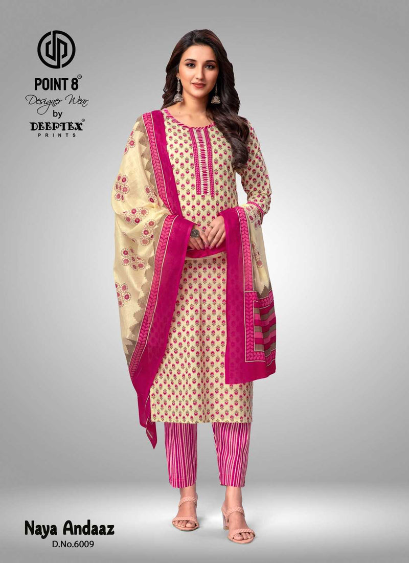 Deeptex Prints Naya Andaaz Vol 6 Cotton Daily Wear Combo Set Of Kurti