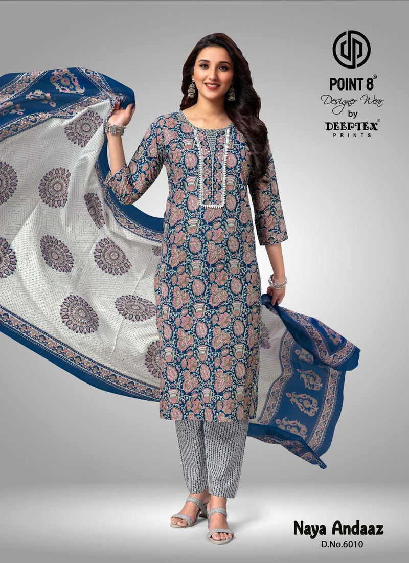 Deeptex Prints Naya Andaaz Vol 6 Cotton Daily Wear Combo Set Of Kurti