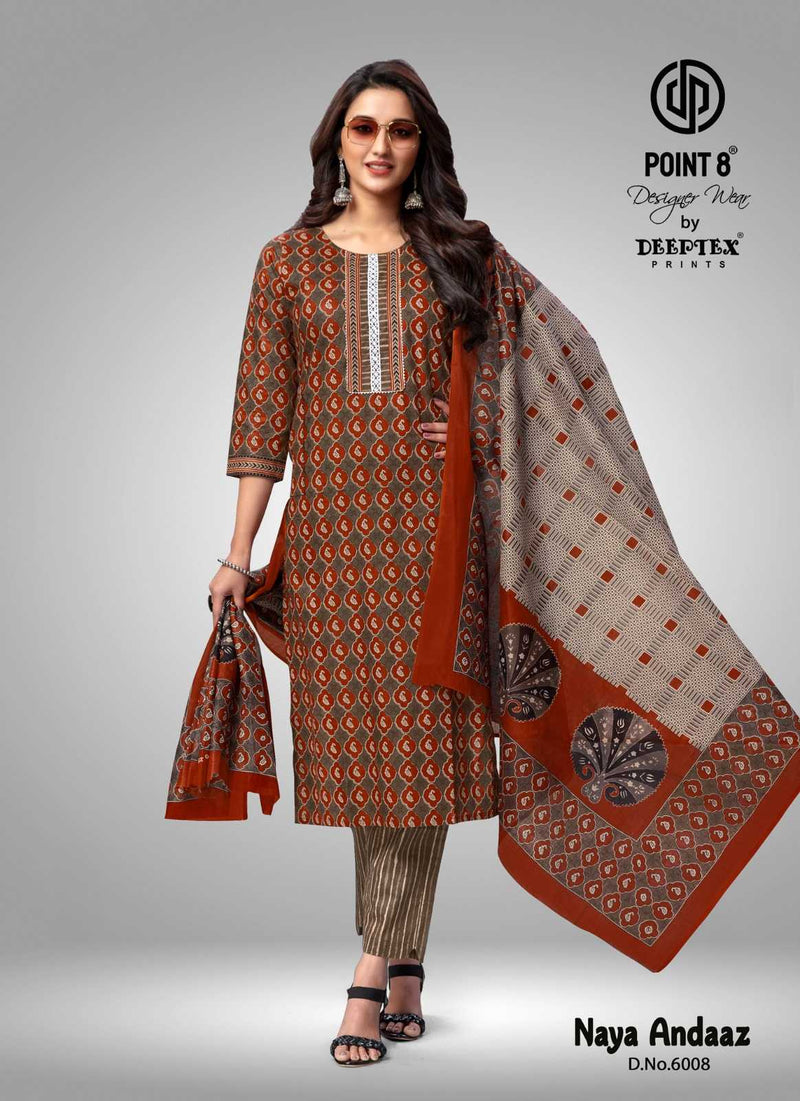 Deeptex Prints Naya Andaaz Vol 6 Cotton Daily Wear Combo Set Of Kurti