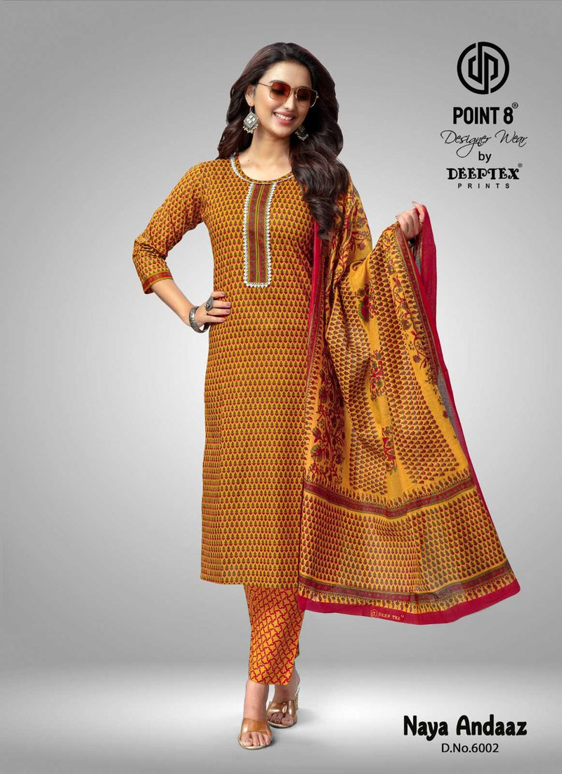 Deeptex Prints Naya Andaaz Vol 6 Cotton Daily Wear Combo Set Of Kurti