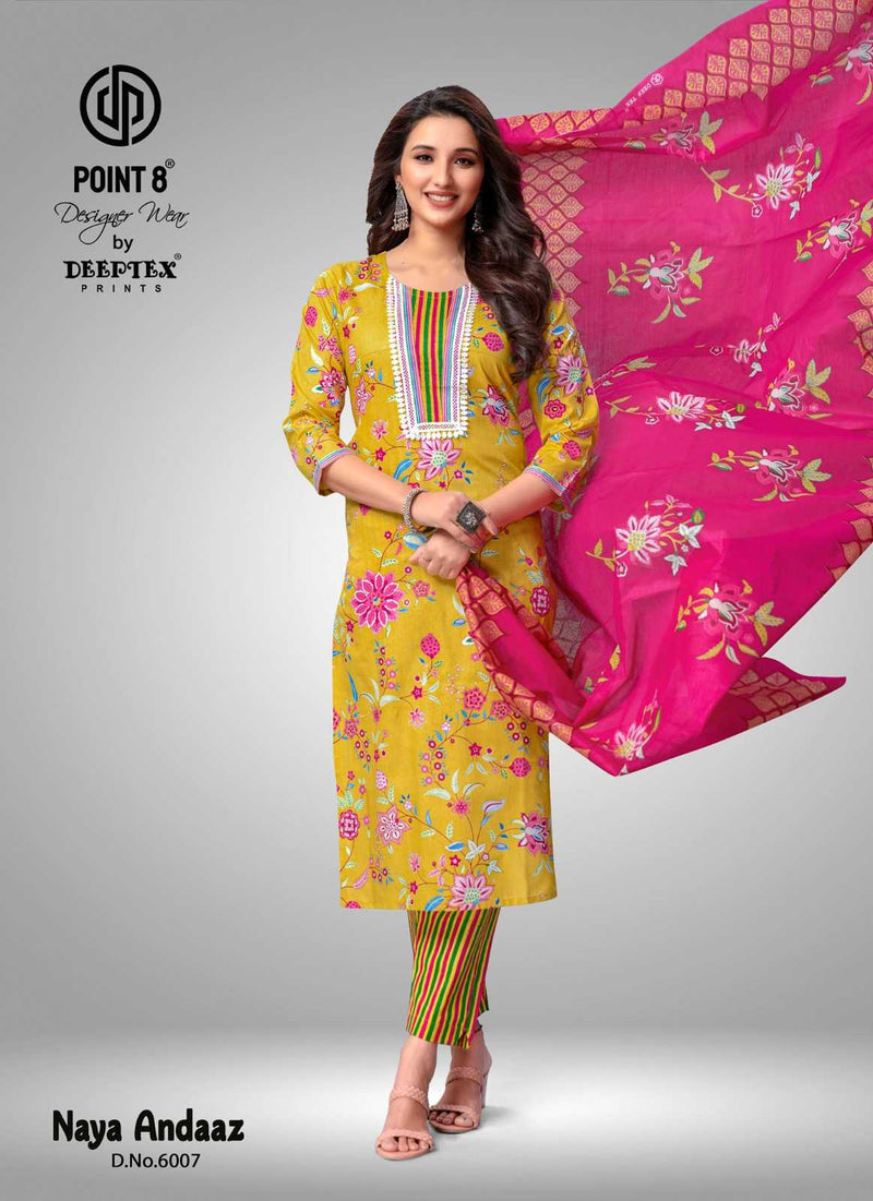 Deeptex Prints Naya Andaaz Vol 6 Cotton Daily Wear Combo Set Of Kurti