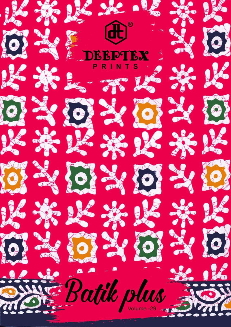 Deeptex Prints Batik Plus Vol 29 Pure Cotton Patiyala Dress