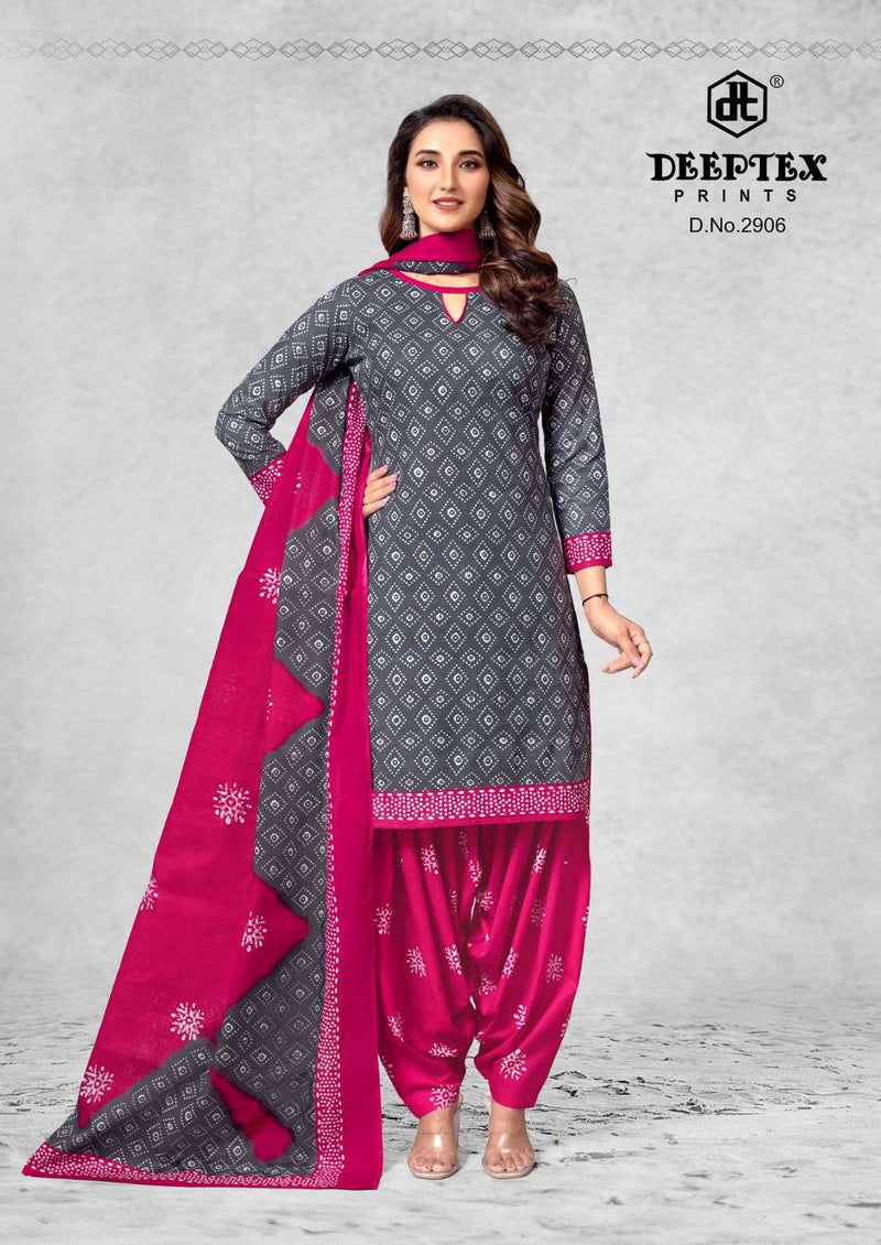 Deeptex Prints Batik Plus Vol 29 Pure Cotton Patiyala Dress