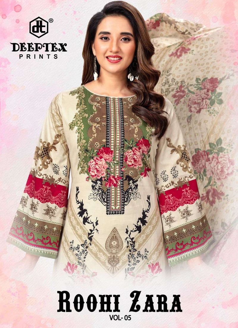 Deeptex Prints Roohi Zara Vol 5 Pure Lawn Print Casual Wear Salwar Suit