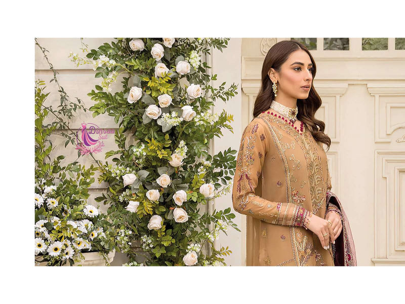 Dinsaa Suit Ramsha Hit Vol 4 Heavy Georgette Embroidered Heavy Handwork Salwar Suit
