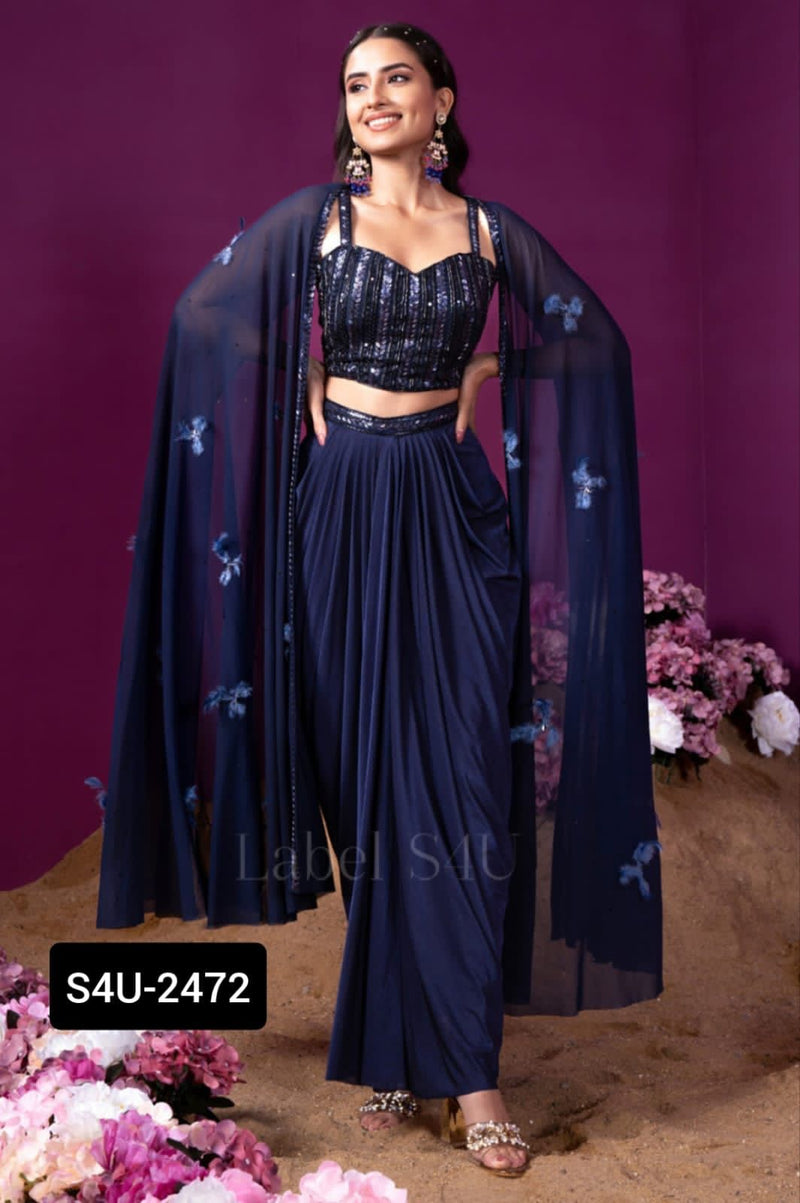 S4u Shivali Dno 2472 Fancy Stylish Party Wear Designer Kurti