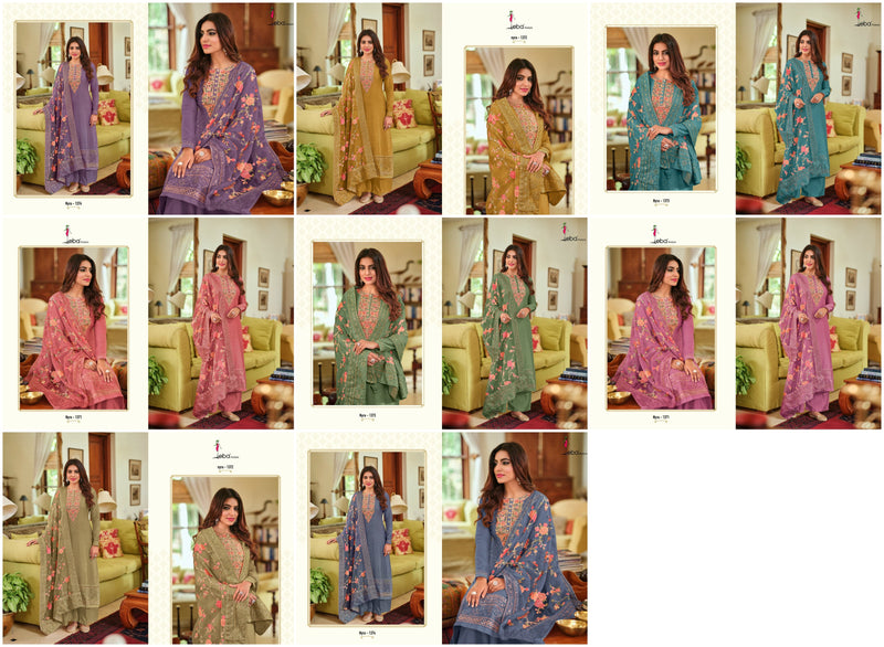 Eba Lifestyle Nyra Vol 3 Hit List Viscose Silk With Heavy Embroidery Designer Suits