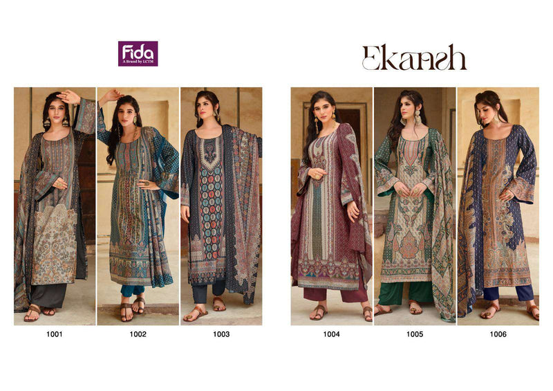 Fida Ekansh Pashmina Digital Printed Winter Wear Salwar Suit Collection