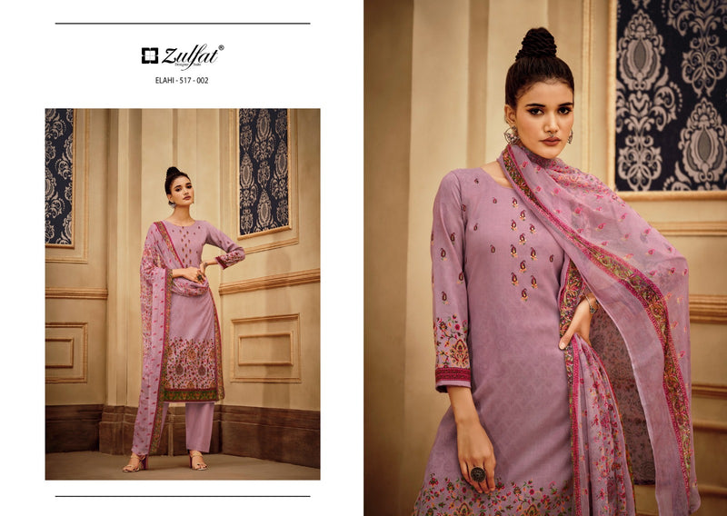Zulfat Designer Suits Elahi Pashmina Designer Party Wear Suit