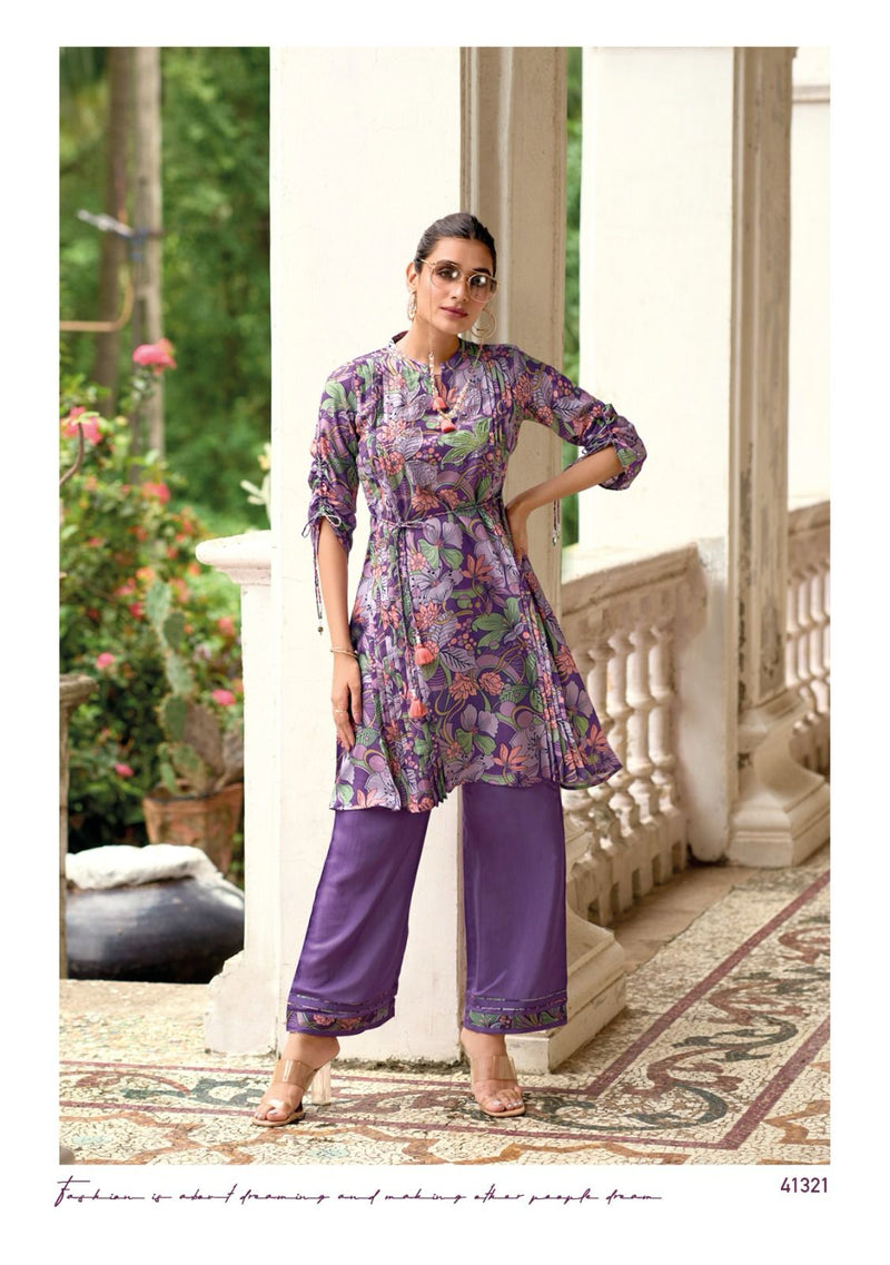 Kailee Fashion Eliza Muslin Handwork Printed Fancy Kurti Collection