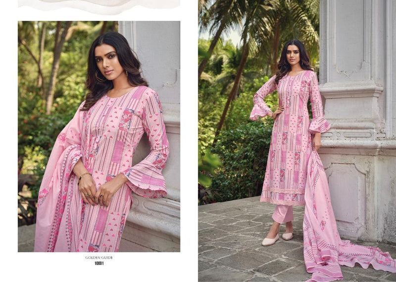 Kilory Trends Evelyn Lawn Cotton Khaddi Foil Printing Fancy Embroidery Work Partywear Salwar Suits
