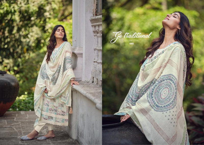 Kilory Trends Evelyn Lawn Cotton Khaddi Foil Printing Fancy Embroidery Work Partywear Salwar Suits