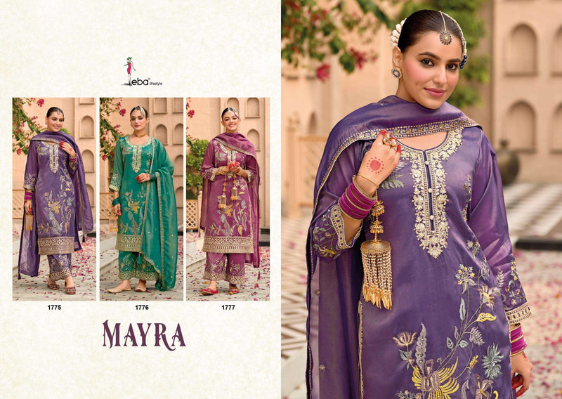 Eba Lifestyle Mayra Simar With Embroidery Work Partywear Kurti