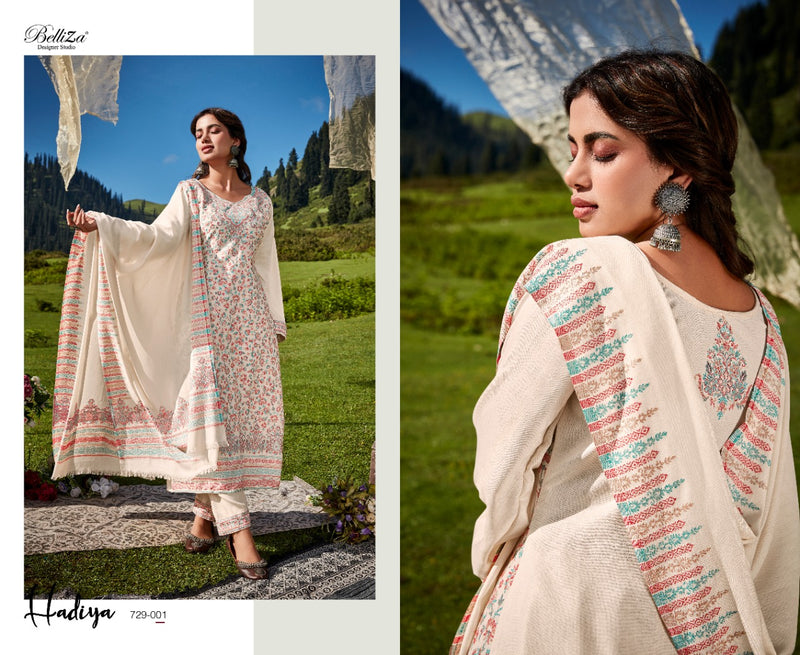 Belliza Designer Studio Faariah Pashmina Jacquard Winter Wear Suit Collection