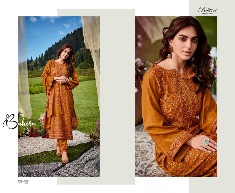 Belliza Designer Studio Faariah Pashmina Jacquard Winter Wear Suit Collection