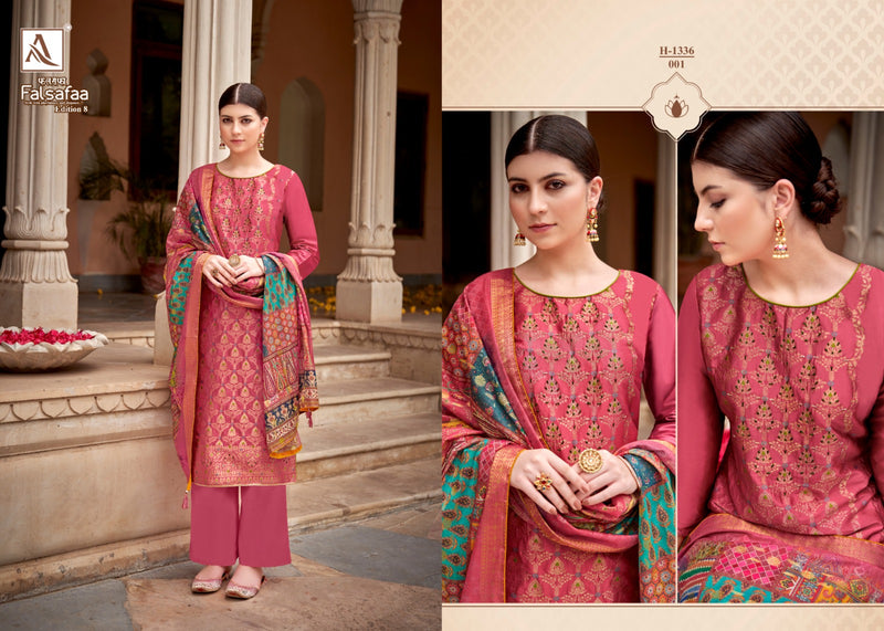 Alok Suit Falsafaa Edition Vol 8 Jacquard With Elegant Hand Work Suits