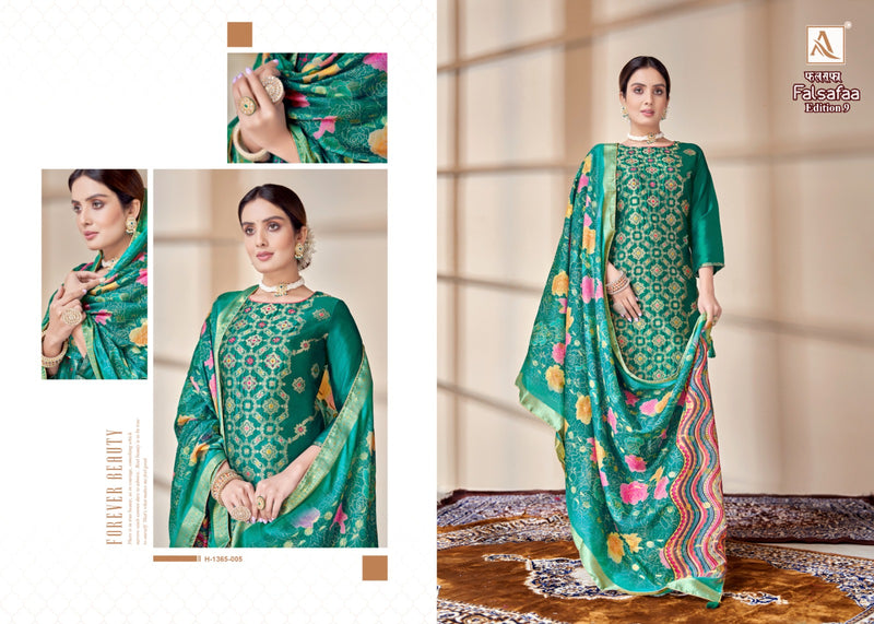 Alok Suit Falsafaa Edition Vol 9 Dola Jacquard Elegant Designer Suit Collection