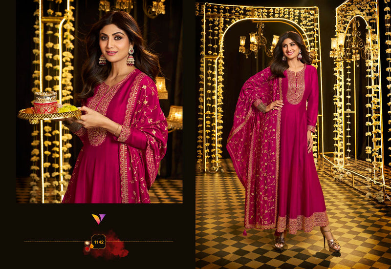 Vatsam Festive Collection Jacquard With Embroidery Designer Suit Collection