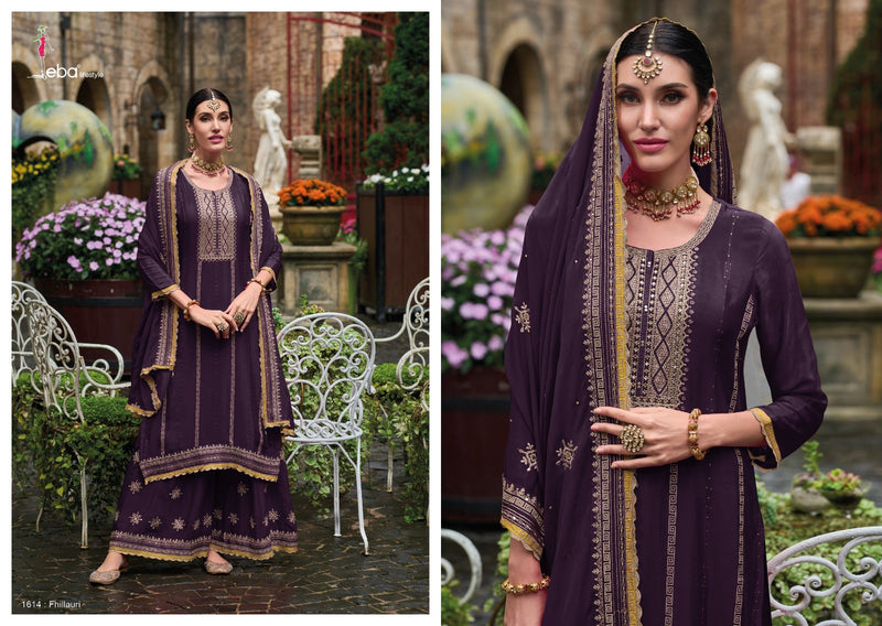 Eba Lifestyle Fhillauri Chinon With Embroidery Designer Salwar Suits