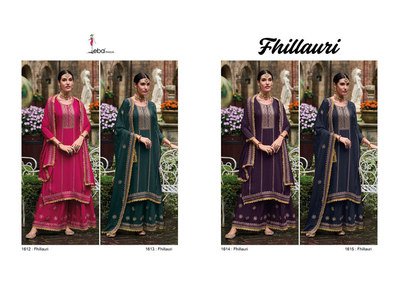 Eba Lifestyle Fhillauri Chinon With Embroidery Designer Salwar Suits