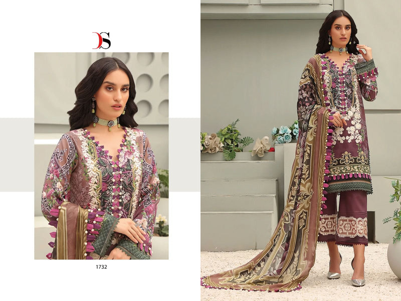 Deepsy Suits Firdous Best Of Queens Court Cotton With Fancy Embroidery Salwar Kameez
