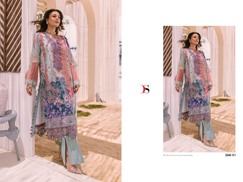 Deepsy Suits Firdous Bliss Lawn 23 Cotton Print With Fancy Embroidery Designer Salwar Kameez