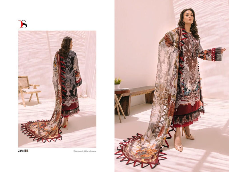 Deepsy Suits Firdous Bliss Lawn 23 Cotton Print With Fancy Embroidery Designer Salwar Kameez