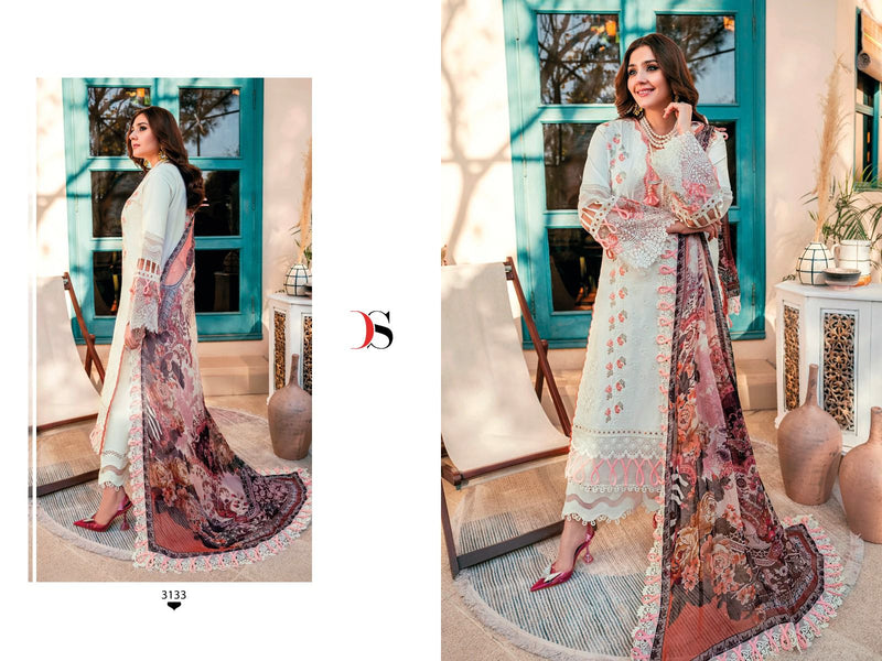 Deepsy Suits Firdous Ombre Embroidered Vol 2 Super Nx Cotton Embroidery Salwar Kameez