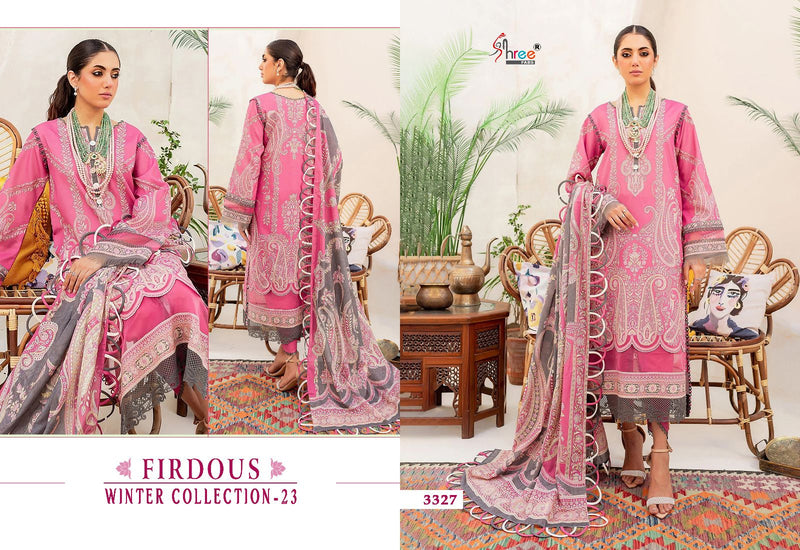 Shree Fabs Firdous Winter Collection 23 Pashmina With Exclusive Embroidery Suits