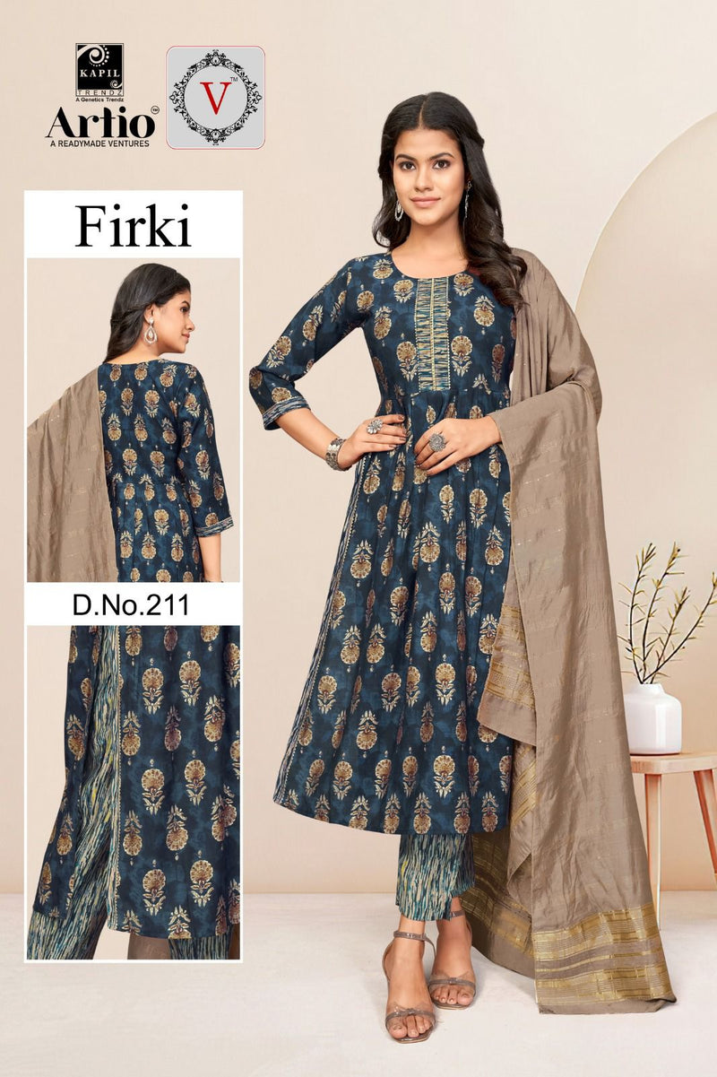 Kapil Trendz Firki Modal Print With Fancy Designer Kurti Combo
