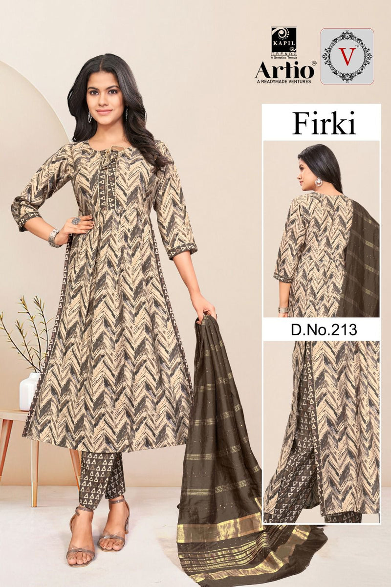 Kapil Trendz Firki Modal Print With Fancy Designer Kurti Combo