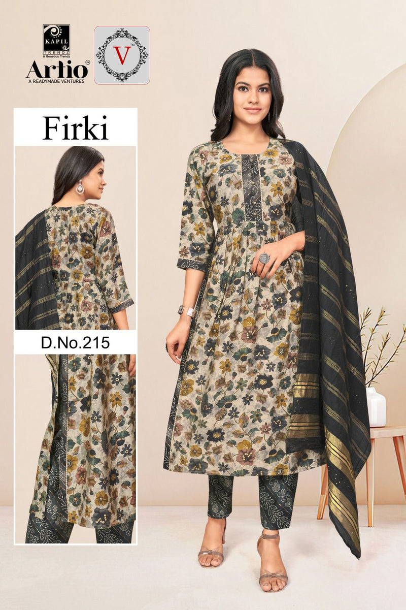 Kapil Trendz Firki Modal Print With Fancy Designer Kurti Combo