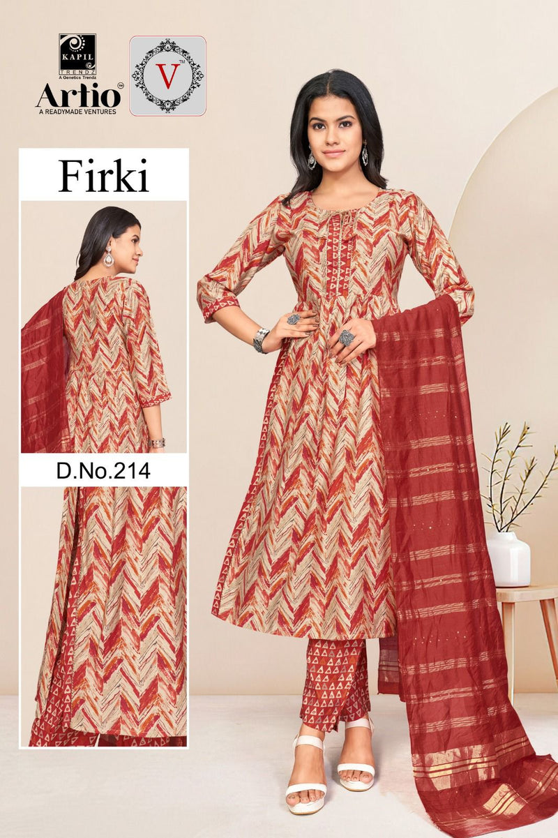 Kapil Trendz Firki Modal Print With Fancy Designer Kurti Combo