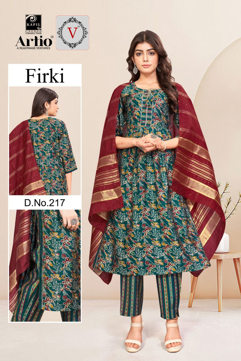 Kapil Trendz Firki Modal Print With Fancy Designer Kurti Combo