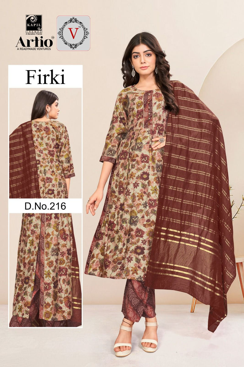 Kapil Trendz Firki Modal Print With Fancy Designer Kurti Combo