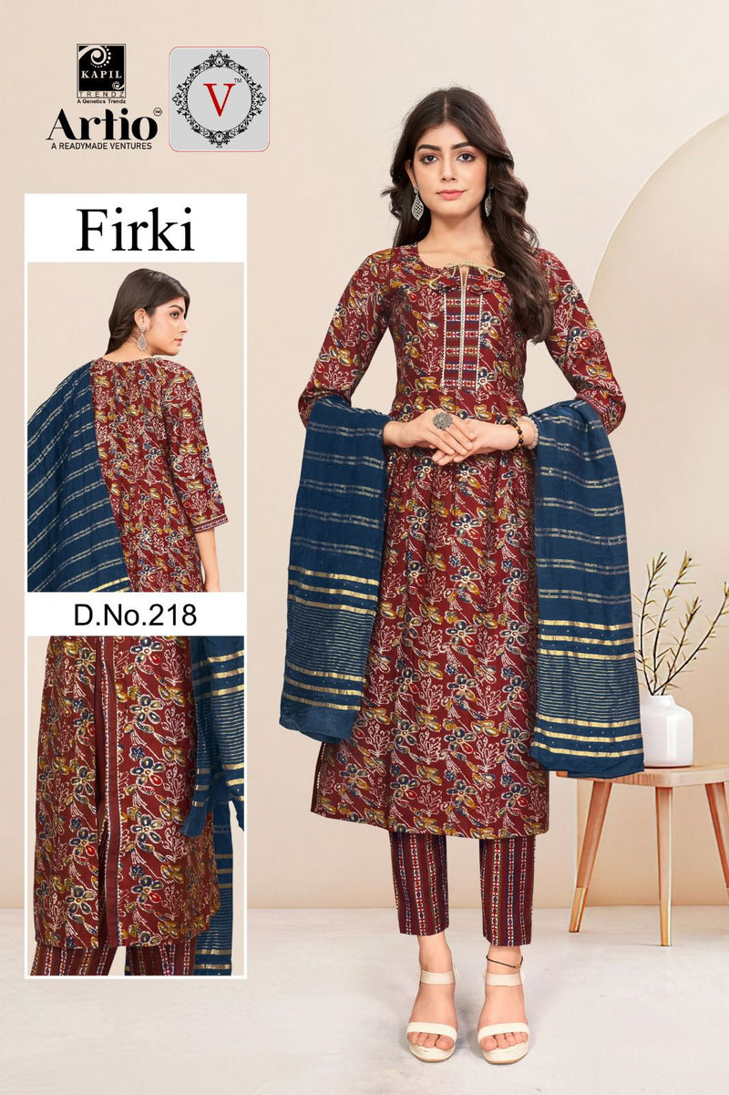 Kapil Trendz Firki Modal Print With Fancy Designer Kurti Combo