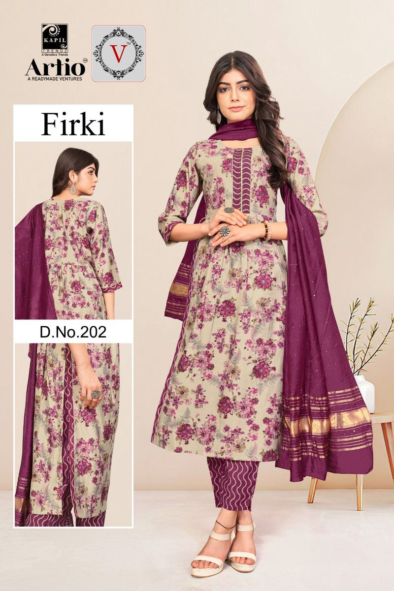 Kapil Trendz Firki Modal Print With Fancy Designer Kurti Combo