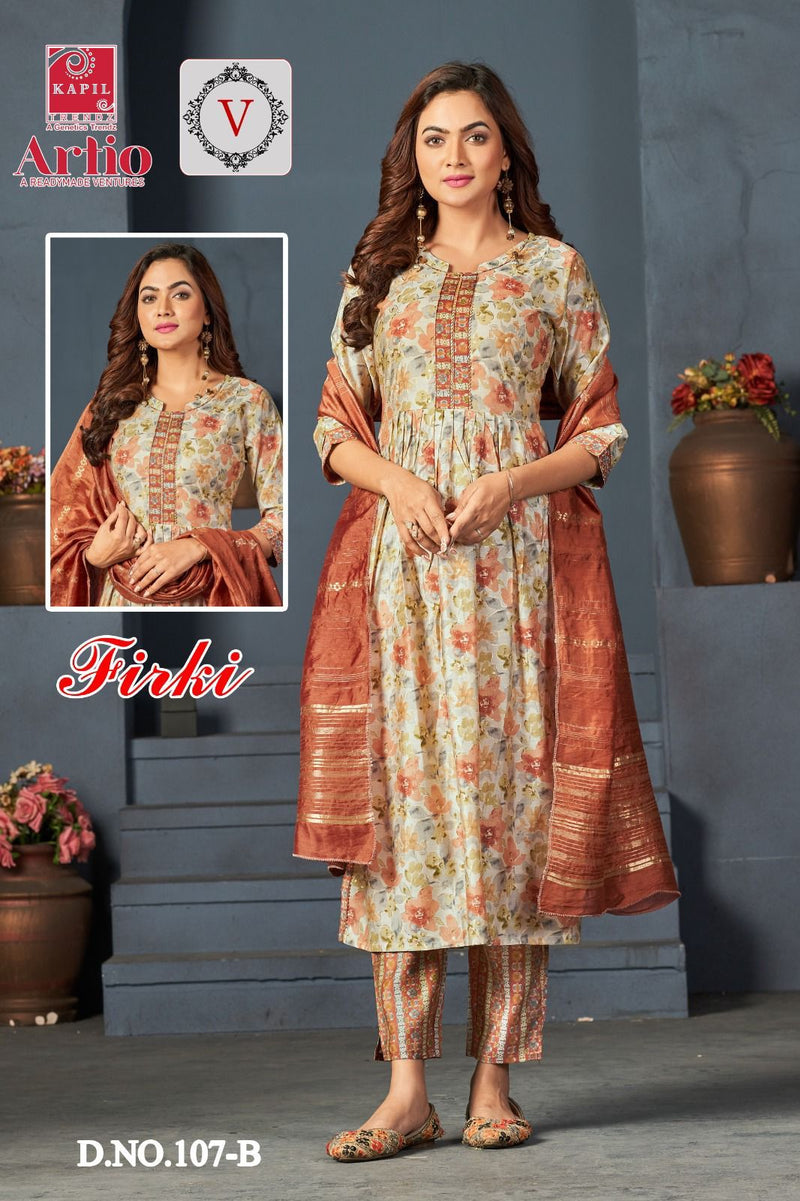 Kapil Trendz Firki Modal Print With Fancy Designer Kurti Combo