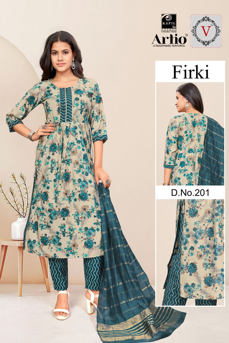 Kapil Trendz Firki Modal Print With Fancy Designer Kurti Combo