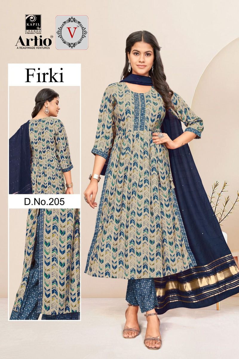 Kapil Trendz Firki Modal Print With Fancy Designer Kurti Combo