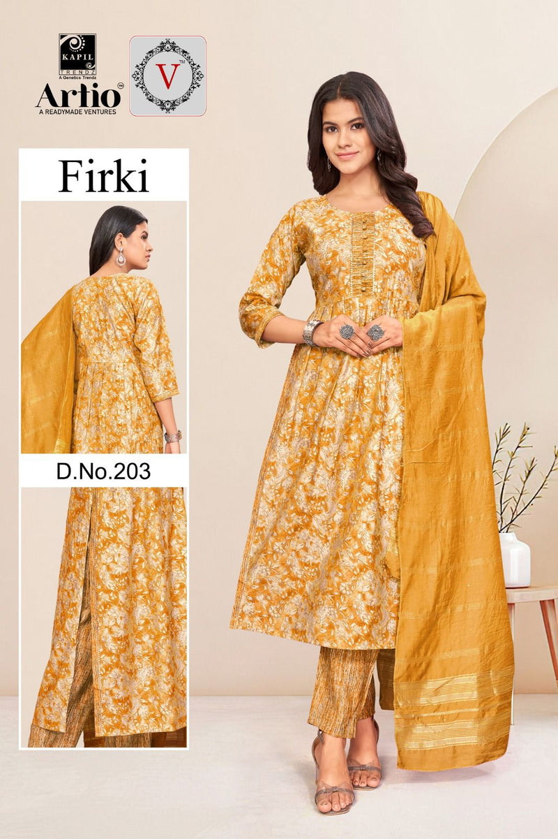 Kapil Trendz Firki Modal Print With Fancy Designer Kurti Combo
