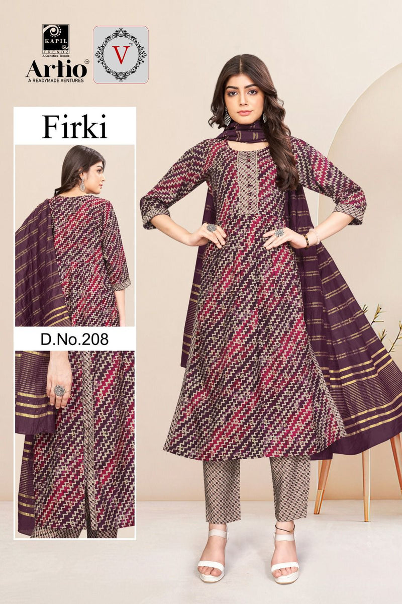 Kapil Trendz Firki Modal Print With Fancy Designer Kurti Combo